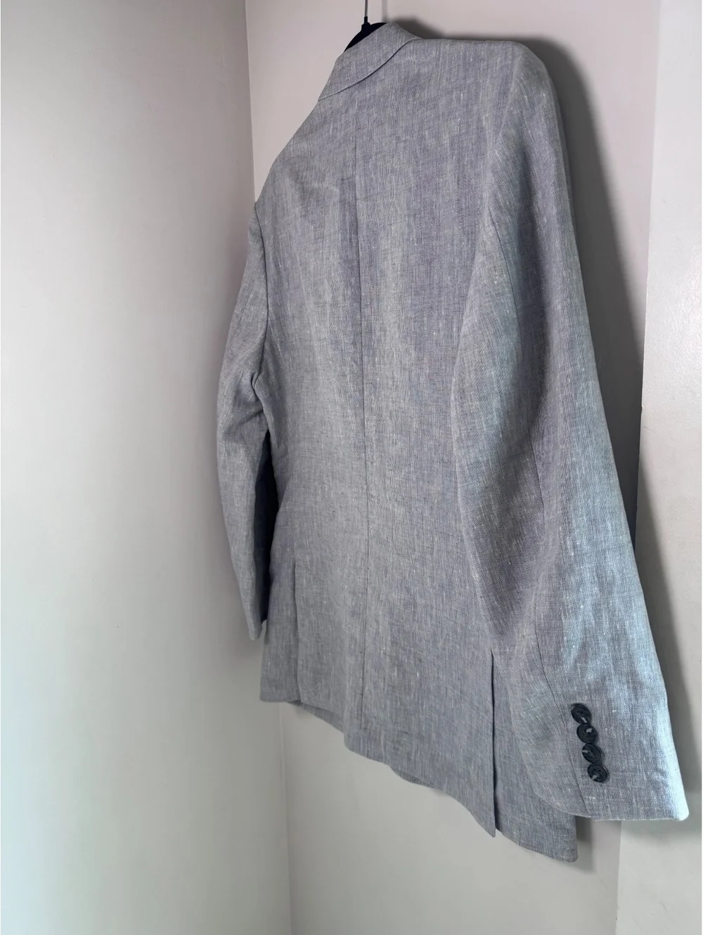J.Crew Thompson Men's Light Gray 100% Linen Blazer, Size 38 - NWT